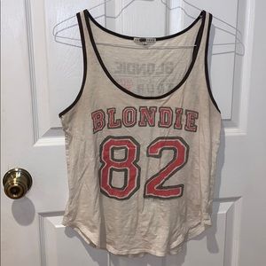 Junk Food cream colored band tank